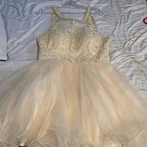 cute dress champagne